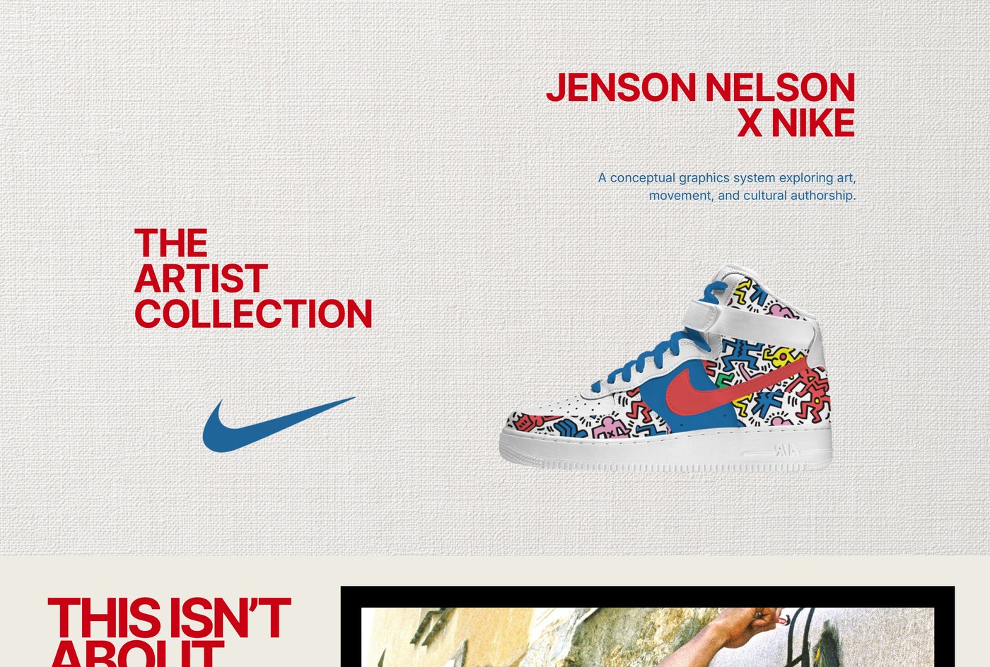 The Artist Collection — Jenson Nelson × Nike concept