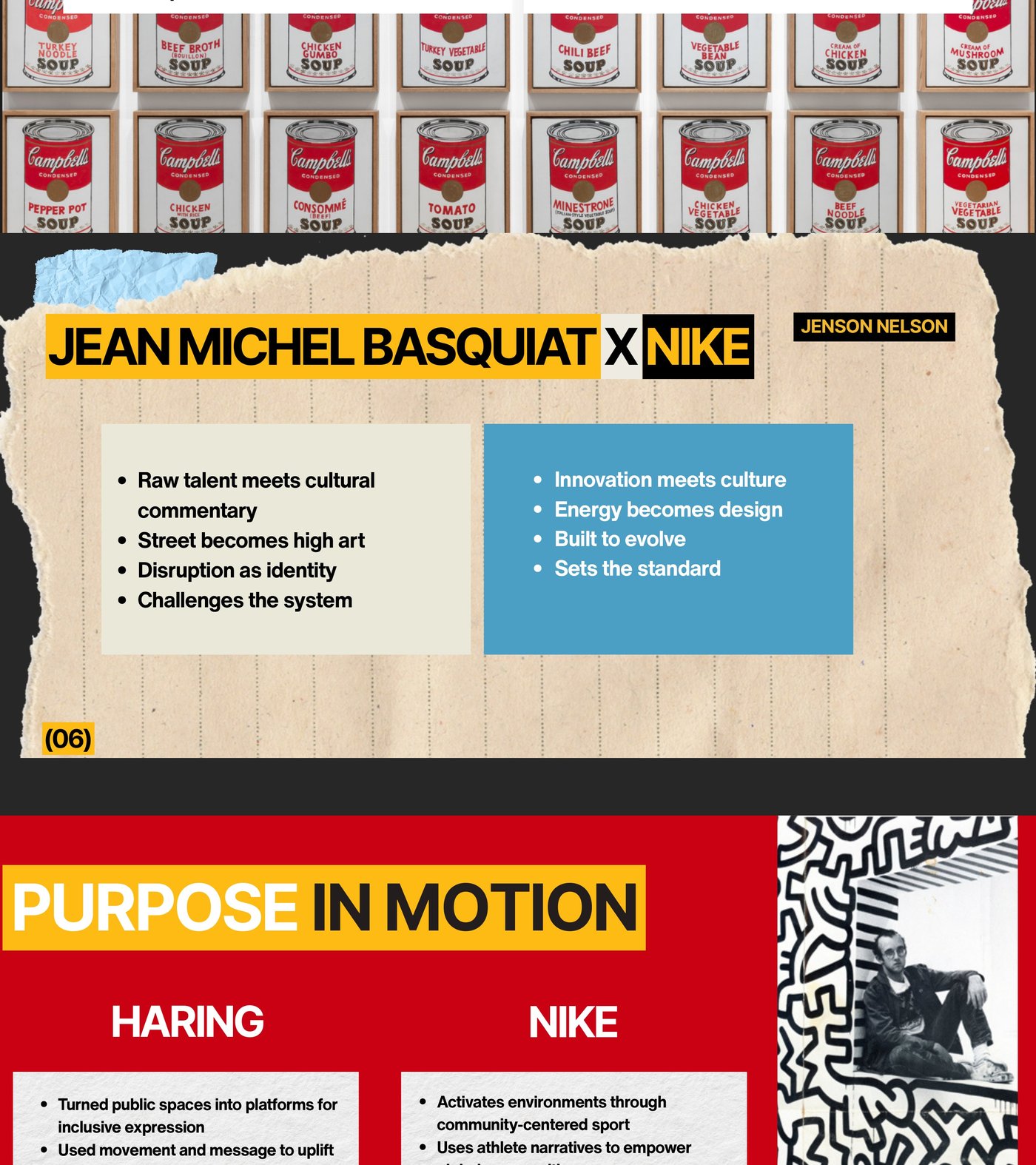 Warhol, Basquiat, Haring — repetition builds icons, purpose in motion